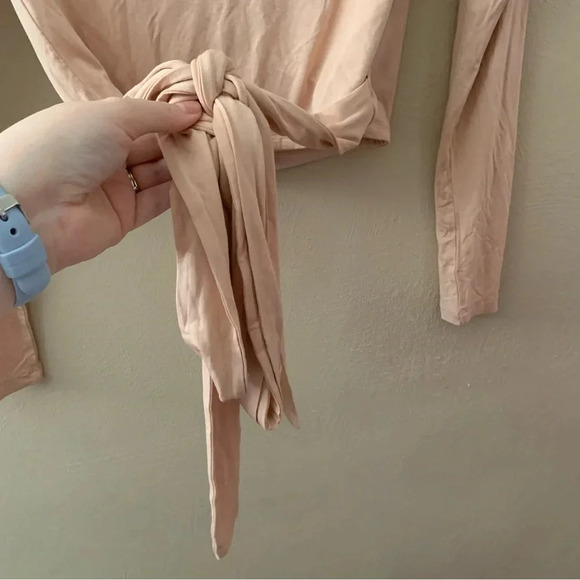 Tularosa Sheilah Wrap Top in Nude Size XS Revolve - Picture 9 of 11